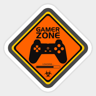 Gamer Zone PS4 XPOX ONE Biohazard signal Resident evil Sticker